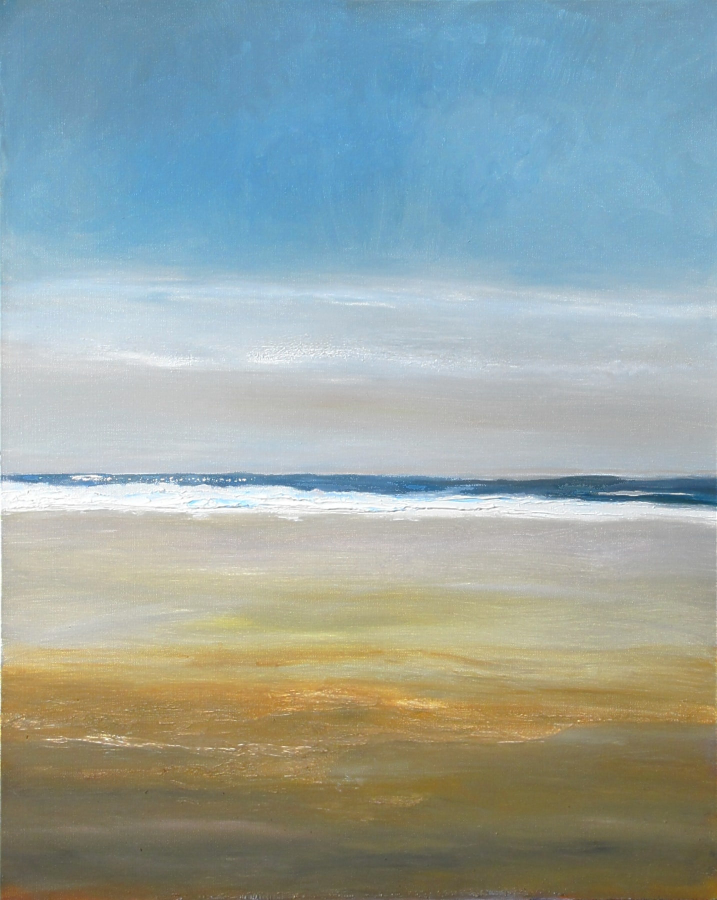 Calm coastal seascape